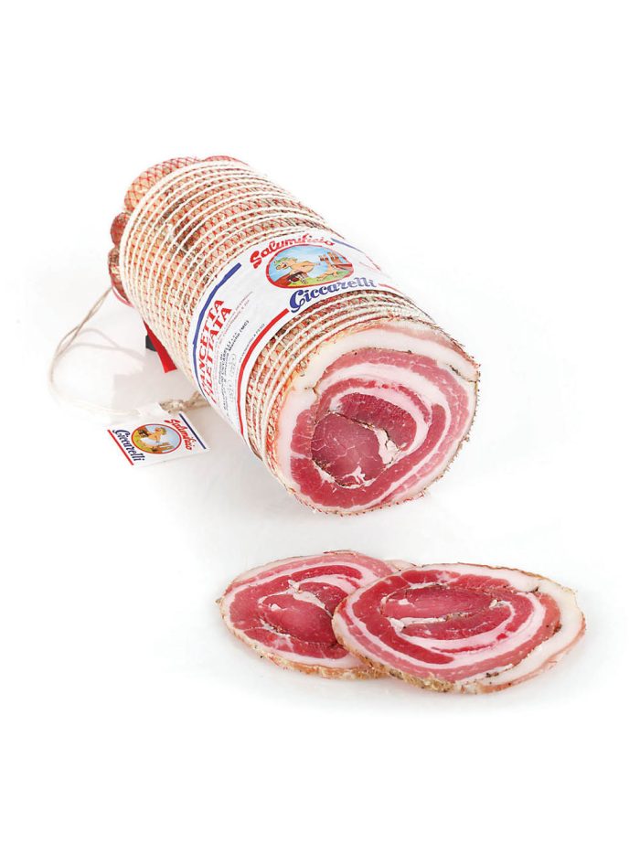 Pancetta filettata